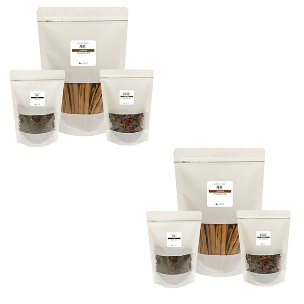 [뱅쇼세트] 시나몬스틱400g + 정향50g + 팔각향50g 뱅쇼만들기 재료 (지퍼백), 2세트 29,500원