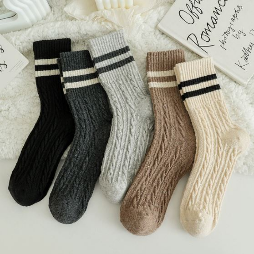 하니모아 여성 골지 패션 양말 5종세트 19,900원