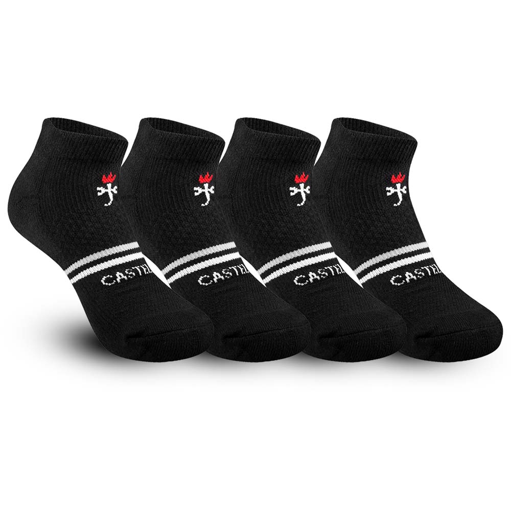 까스텔바작 여성용 압박쿠션 스니커즈 양말 4족 세트 CSW07 16,000원