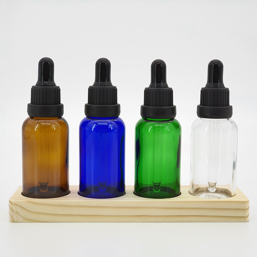 포웨이 아로마 에센셜 공병 검정 잠금캡 스포이드 30ml 갈색 투명 초록 파랑, 검정스포이드 초록 30ml, 30개 16,500원