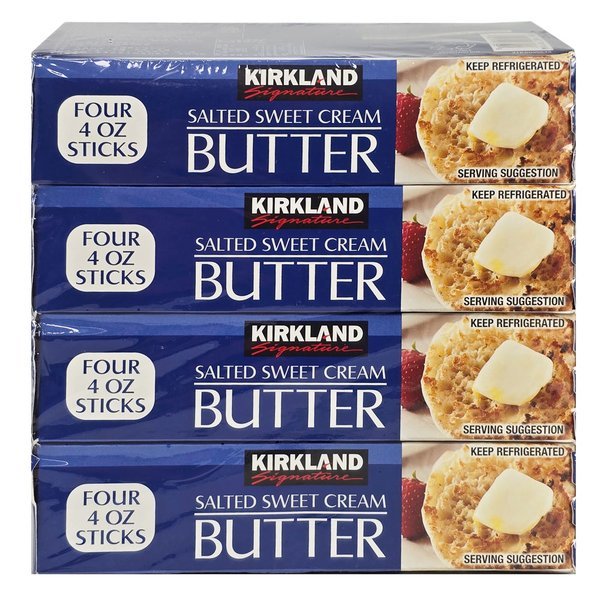 <식자재랜드>코스트코 커클랜드 시그니춰 솔티드 스위트 크림버터 453g 가성비버터 가염버터 22,990원