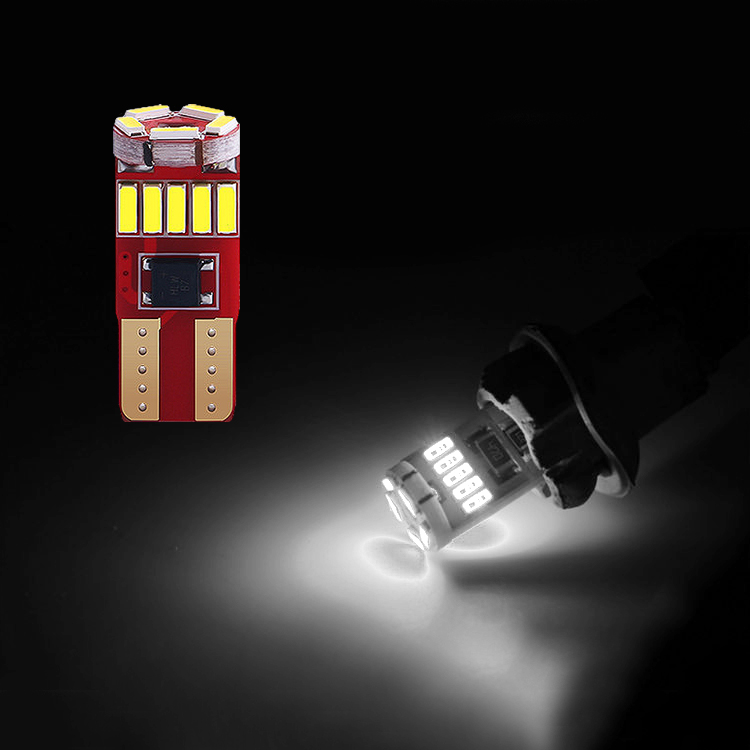 광전 자동차 오토바이 T10 5w5 회오리 4010 15구 LED 전구 미등 실내등 번호판, White(흰색), 1개 3,700원