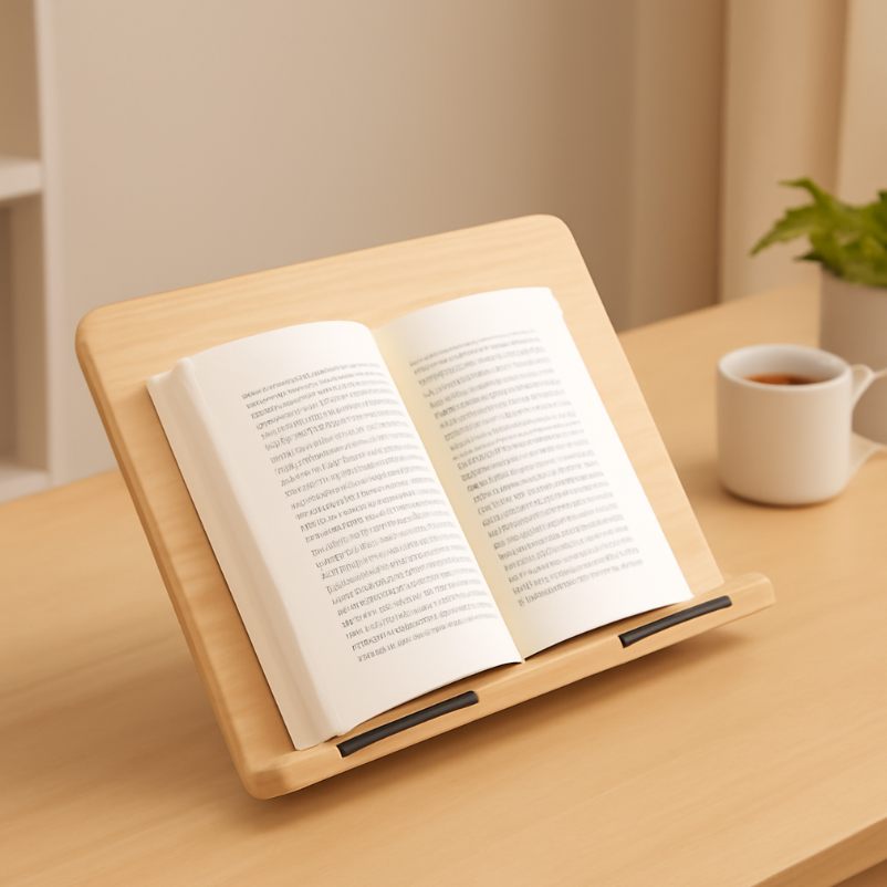 씨피다이 미끄럼방지 높이조절 접이식 대형 독서대, 메이플 16,500원