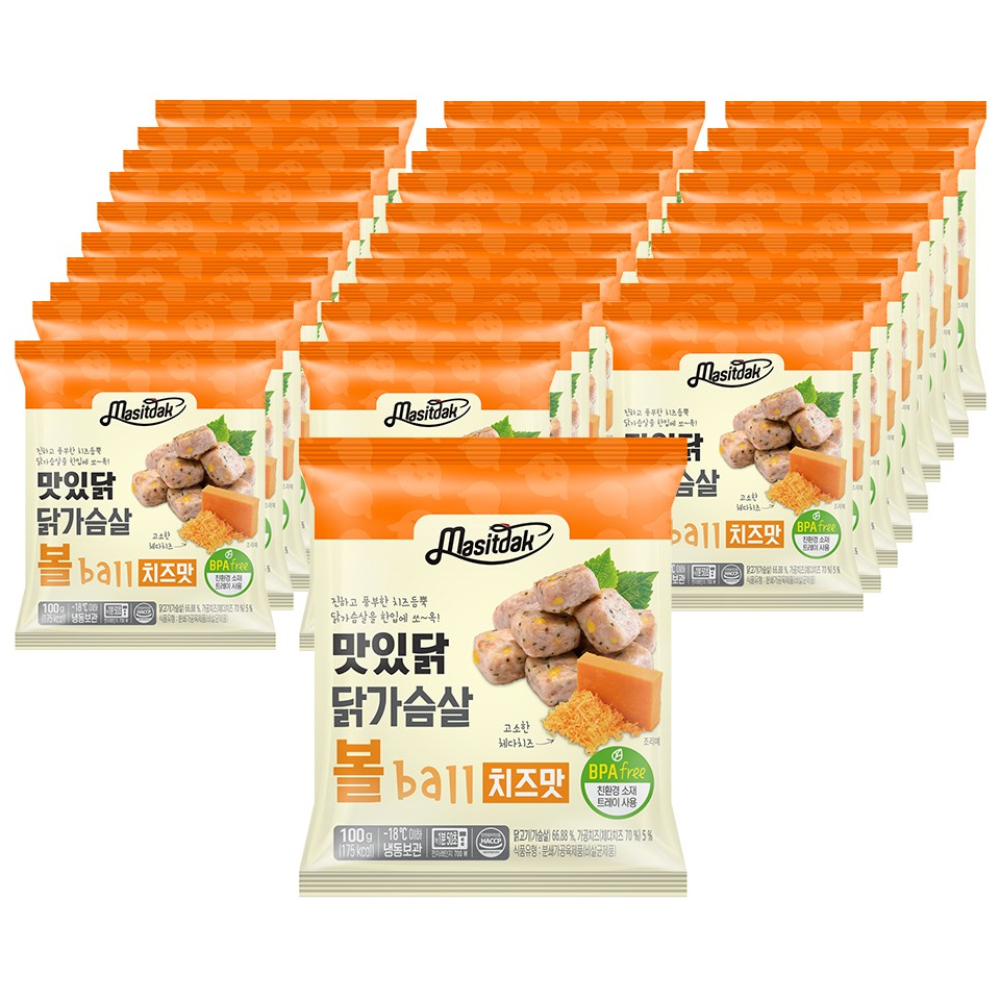 맛있닭 닭가슴살볼 치즈맛 63,000원
