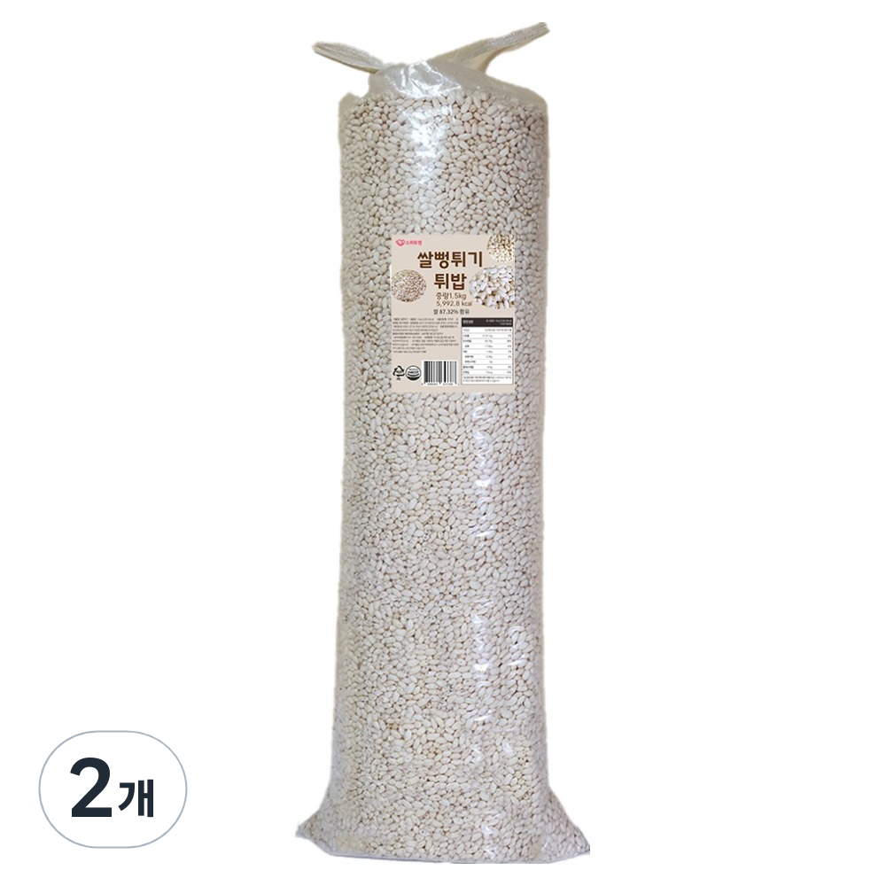 스위트영 쌀뻥튀기 튀밥, 1.5kg, 2개 33,800원