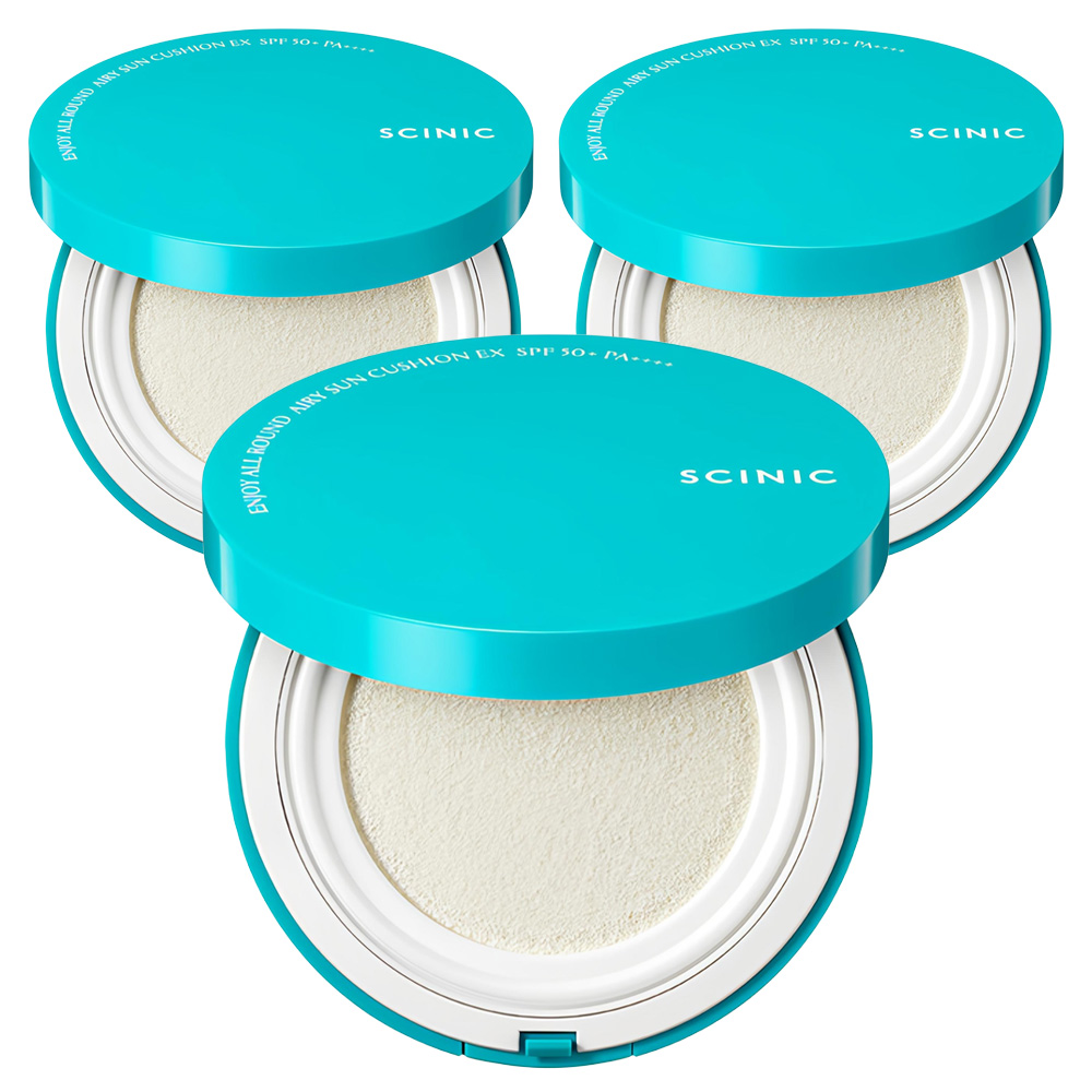 싸이닉 엔조이 올라운드 에어리 선쿠션 EX SPF50+ PA++++, 25g, 3개 27,870원