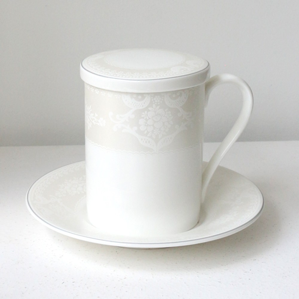 본차이나 뚜껑 받침머그 3P 35,900원