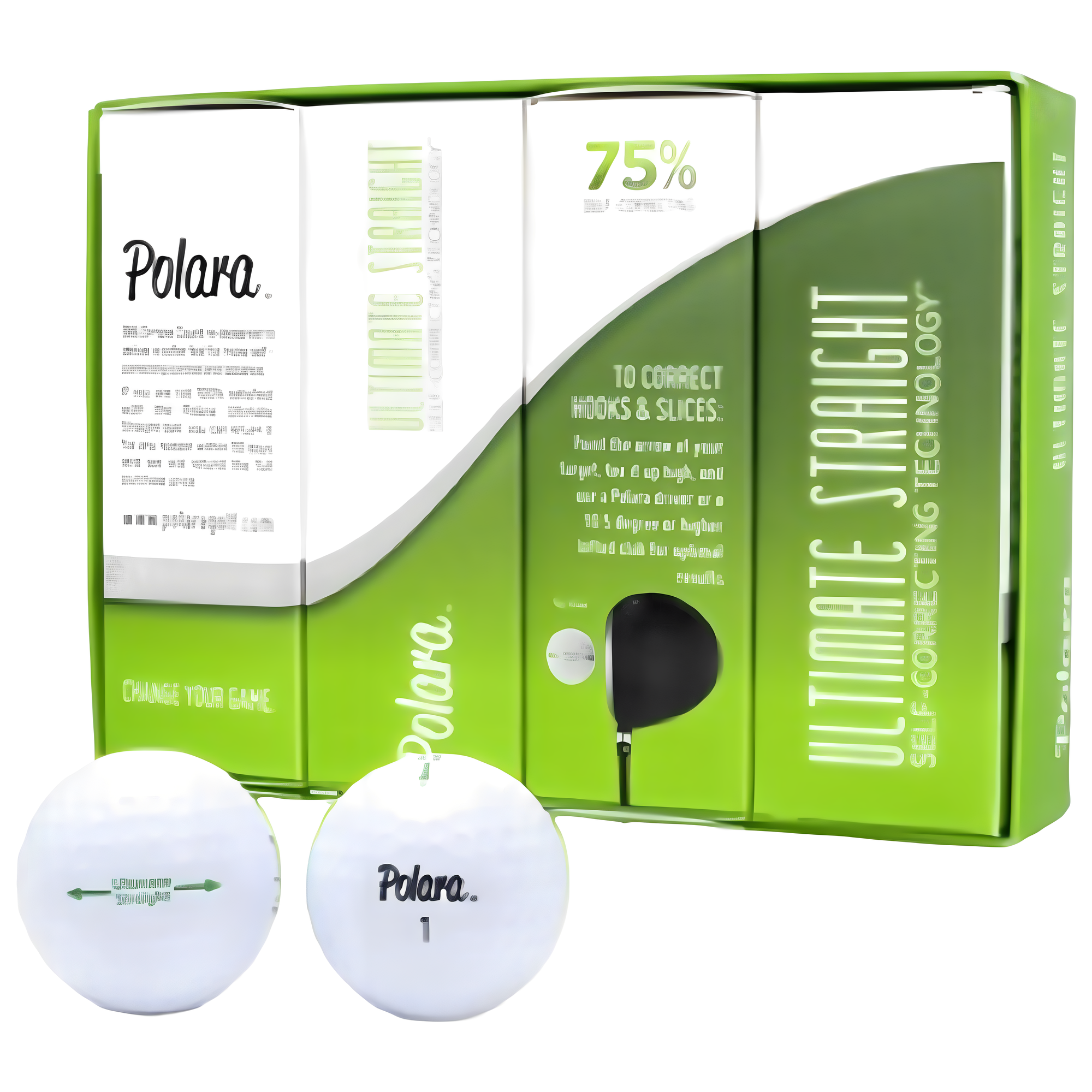 [폴라라] 슬라이스 해결사 직진만 하는 골프공 3개입 1세트- 정식수입품, 2세트 105,000원