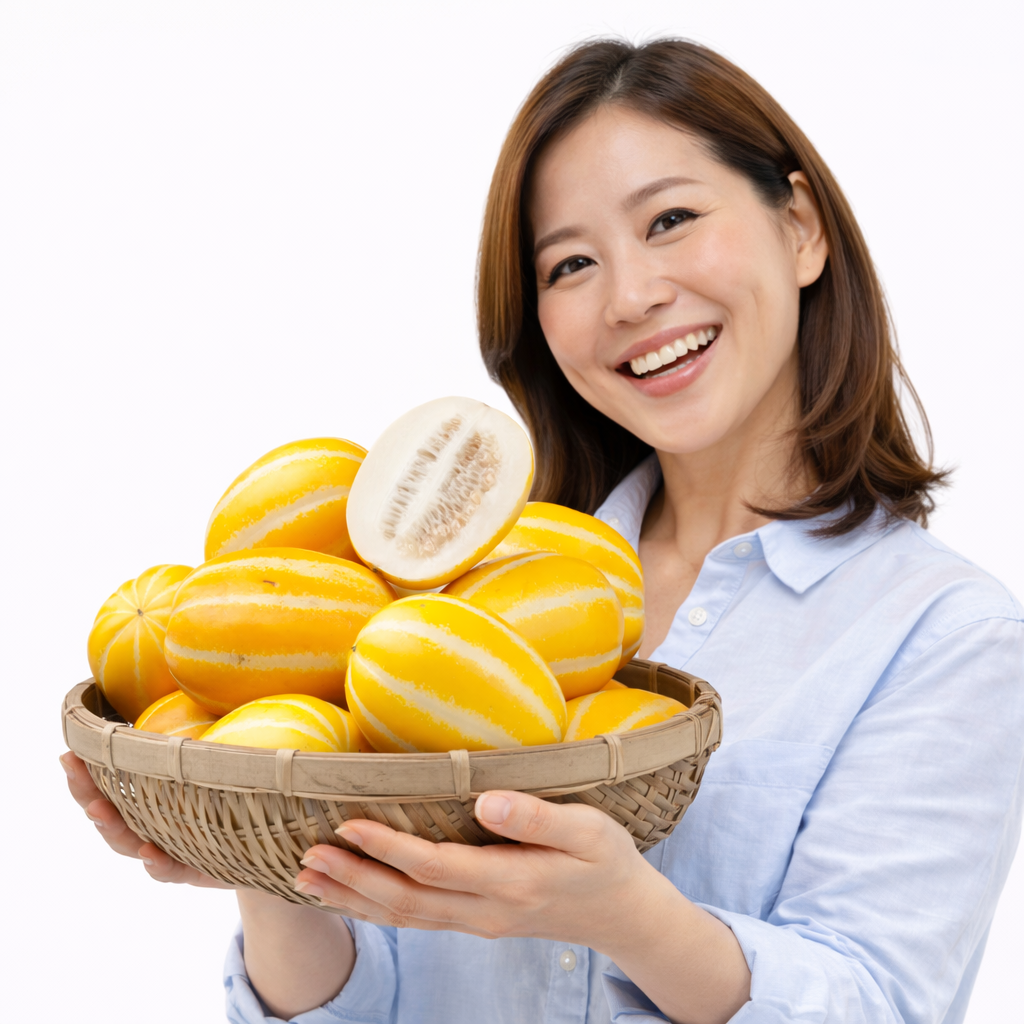 (정품) 청담농수산 17브릭스 성주참외, 1개, 10kg대과 20과 내외 112,300원