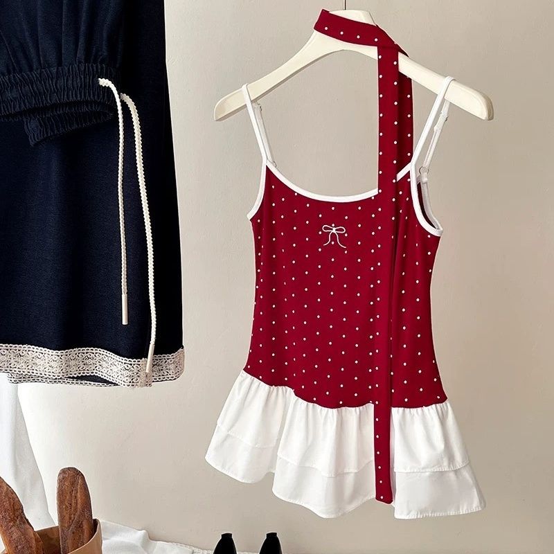 해피유통어린이 여자 도트 민소매 나시 귀여운 캐주얼 원피스14세 이상 XG03 23,220원