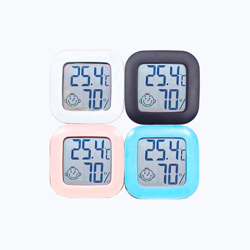 미니온습도계 파스텔 디지털온습도계 파충류 식물, 블랙, 1개 5,500원