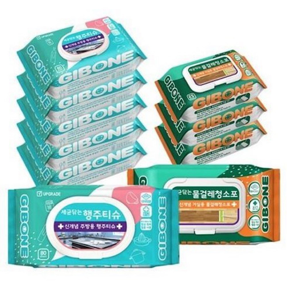 [기본에] 세균닦는 행주티슈 6팩 + 물걸레 청소포 4팩 22,950원