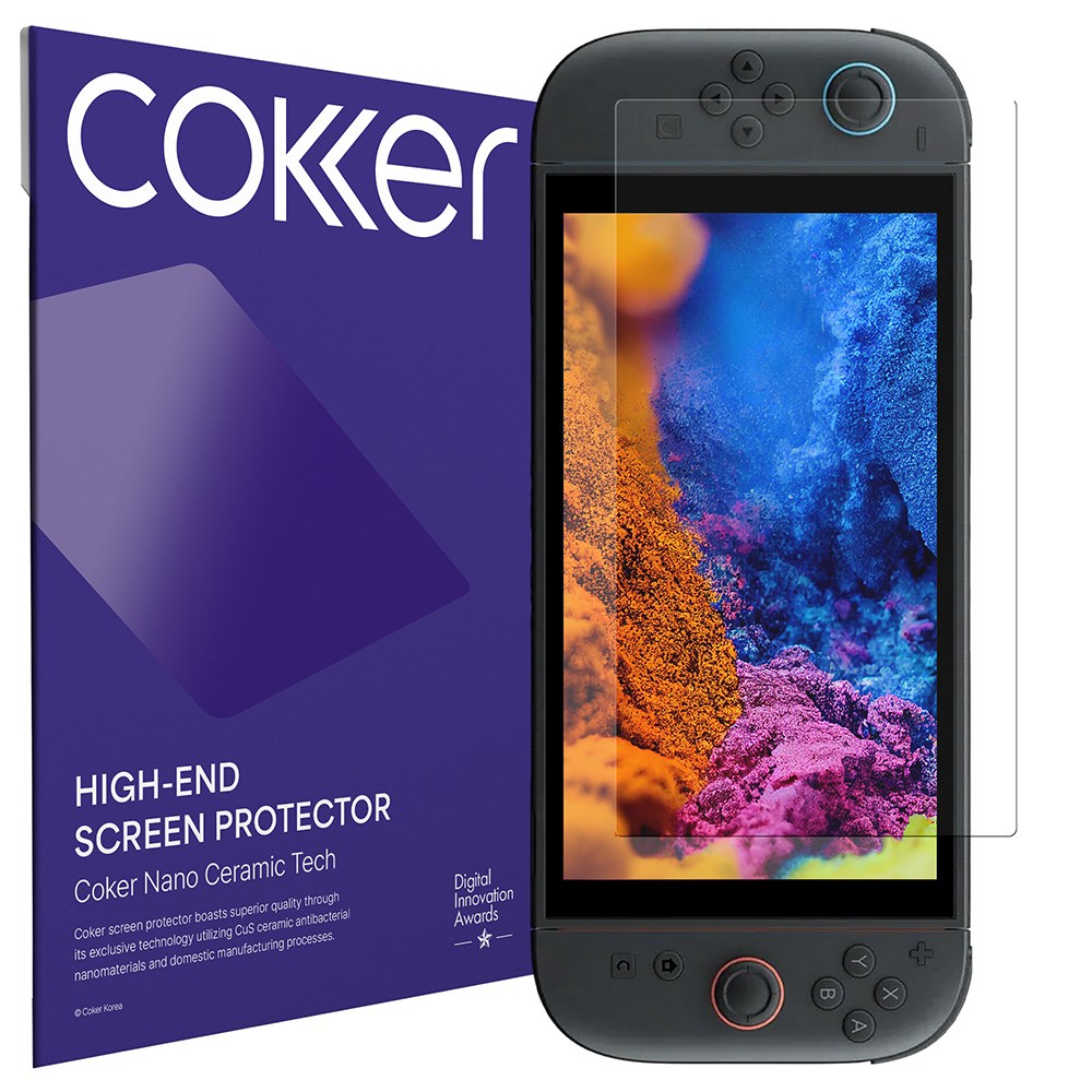 코커 반사제로 AR닌텐도스위치2 게이밍 강화필름 고화질 액정보호필름 1P, 1개, 트루컬러 13,900원