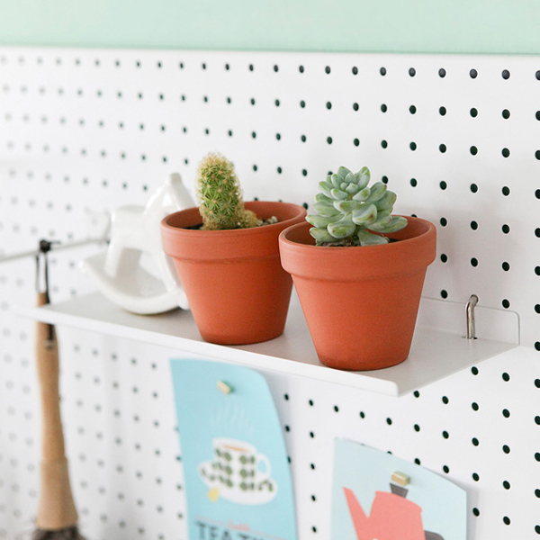 타공판닷컴 와이드선반 후크형 L 40 x 13 cm, 3개, 화이트 22,900원