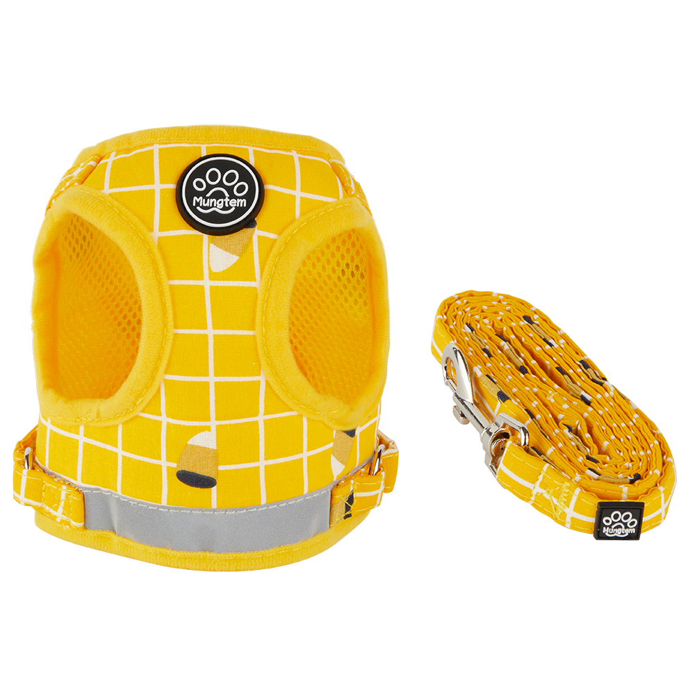 멍템 강아지 조끼 하네스 + 리드줄 세트 9,400원