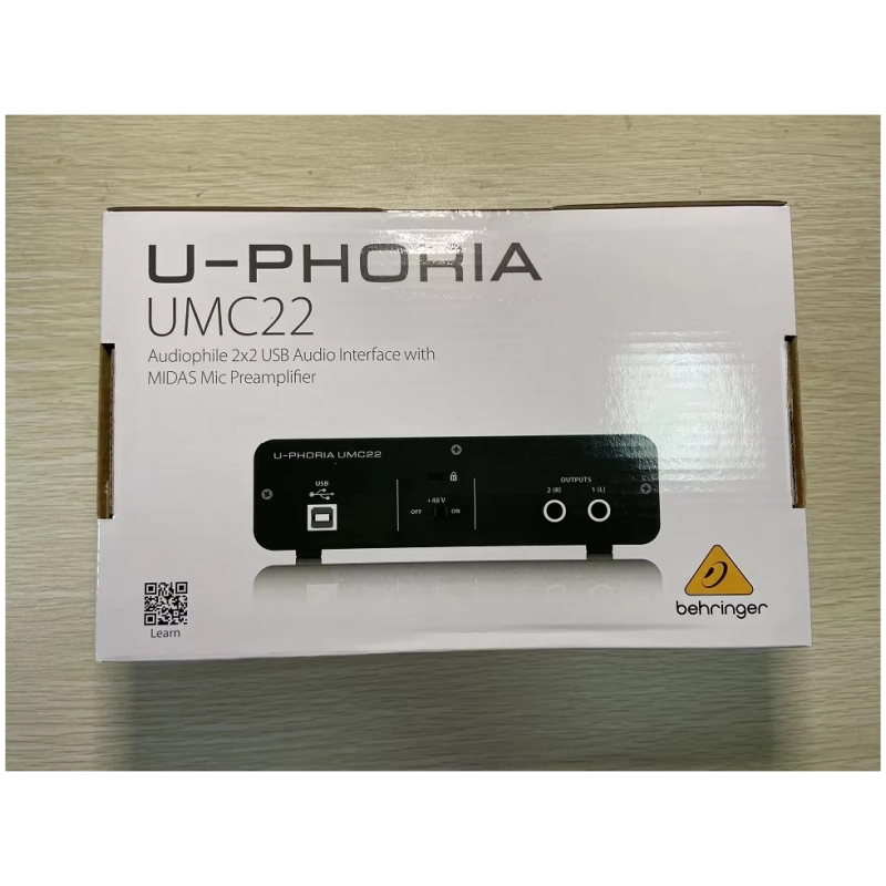 호환 BEHRINGER-UMC22/UM2 오디오 인터페이스 마이크 헤드폰 앰프 녹음 사운드 카드 104,700원