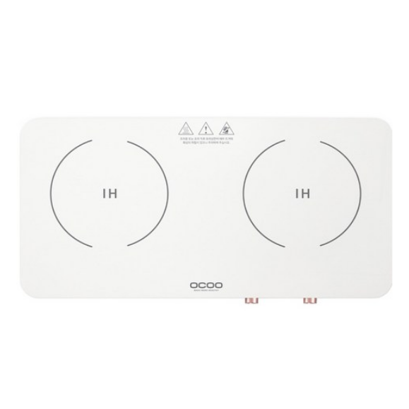 오쿠 듀얼 플레이트 IH 인덕션 2구 화이트 374,900원