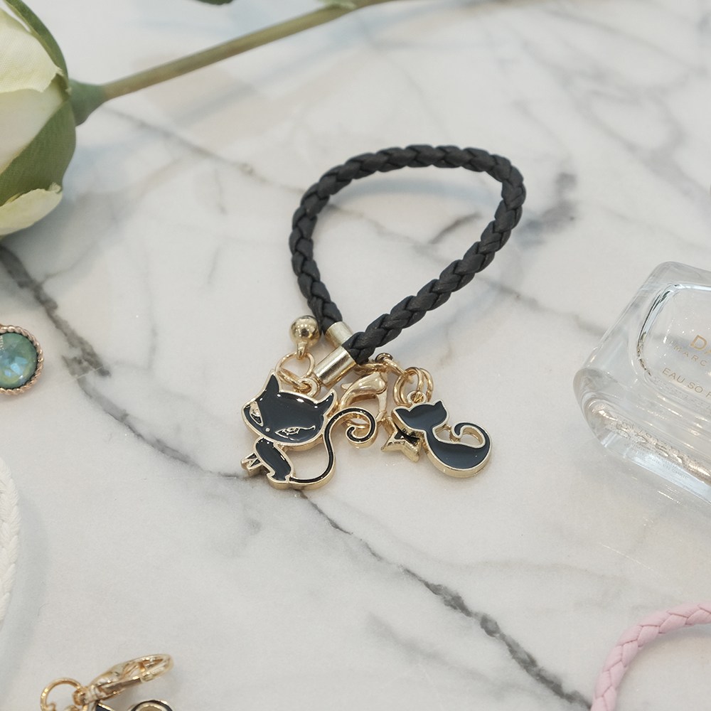 렌즈캡홀더 캡홀더 분실방지 액세서리 12cm - 블랙캣, 1개 900원