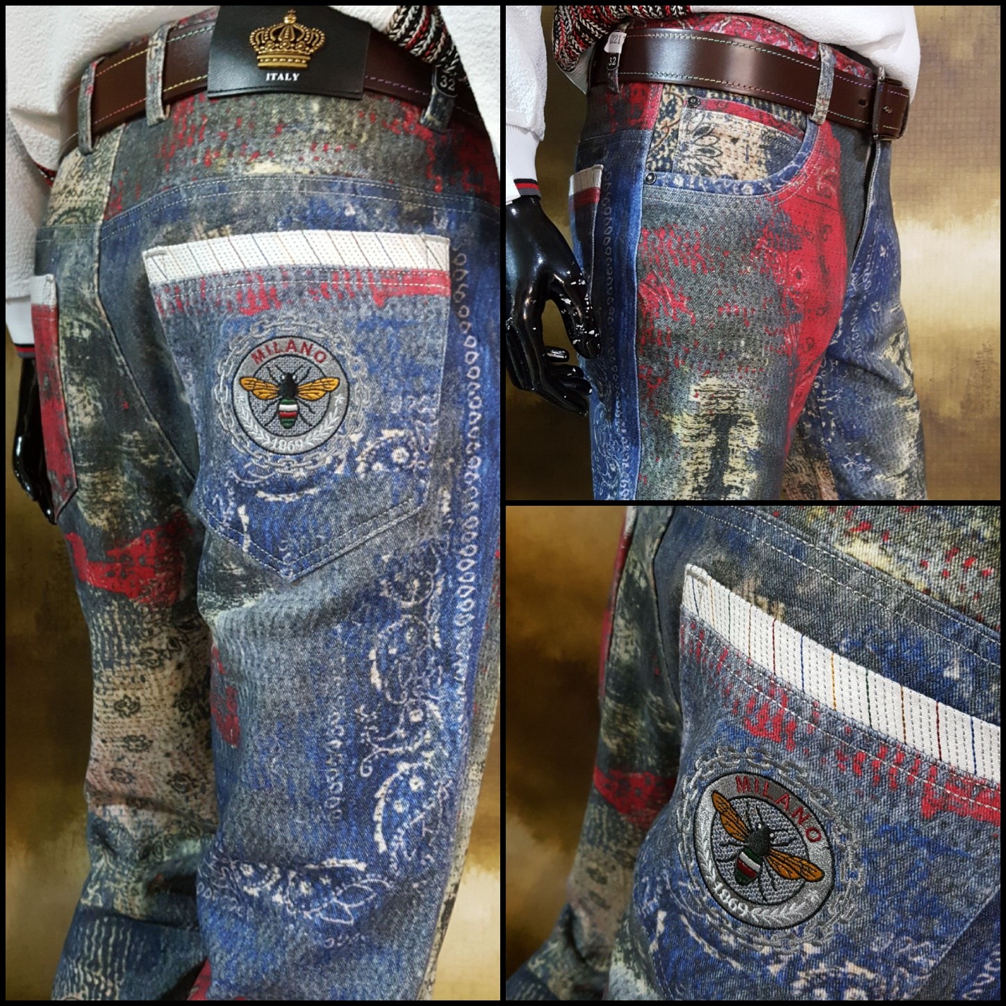 건달몰 ASU최신고급컬러풀색체스판청바지스타일(봄여름가을)/한정판/늦으면품절/남자바지/중년청바지/데님/캐릭터자수청바지/디테일/남성골프바지/남자골프웨어/대박상품/아빠선물/건달몰골프웨어 125,000원