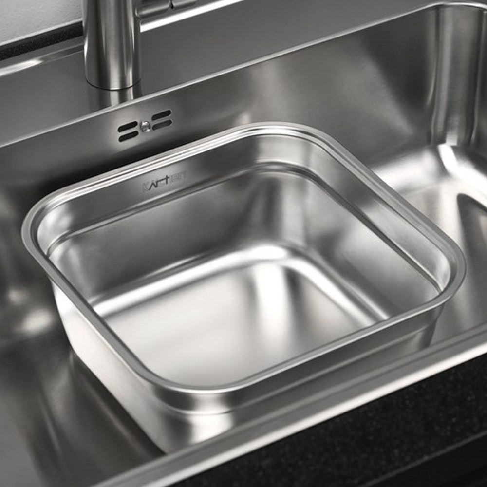 키친아트 스텐 사각 설거지통 8L 그릇 세척 싱크대 21,000원