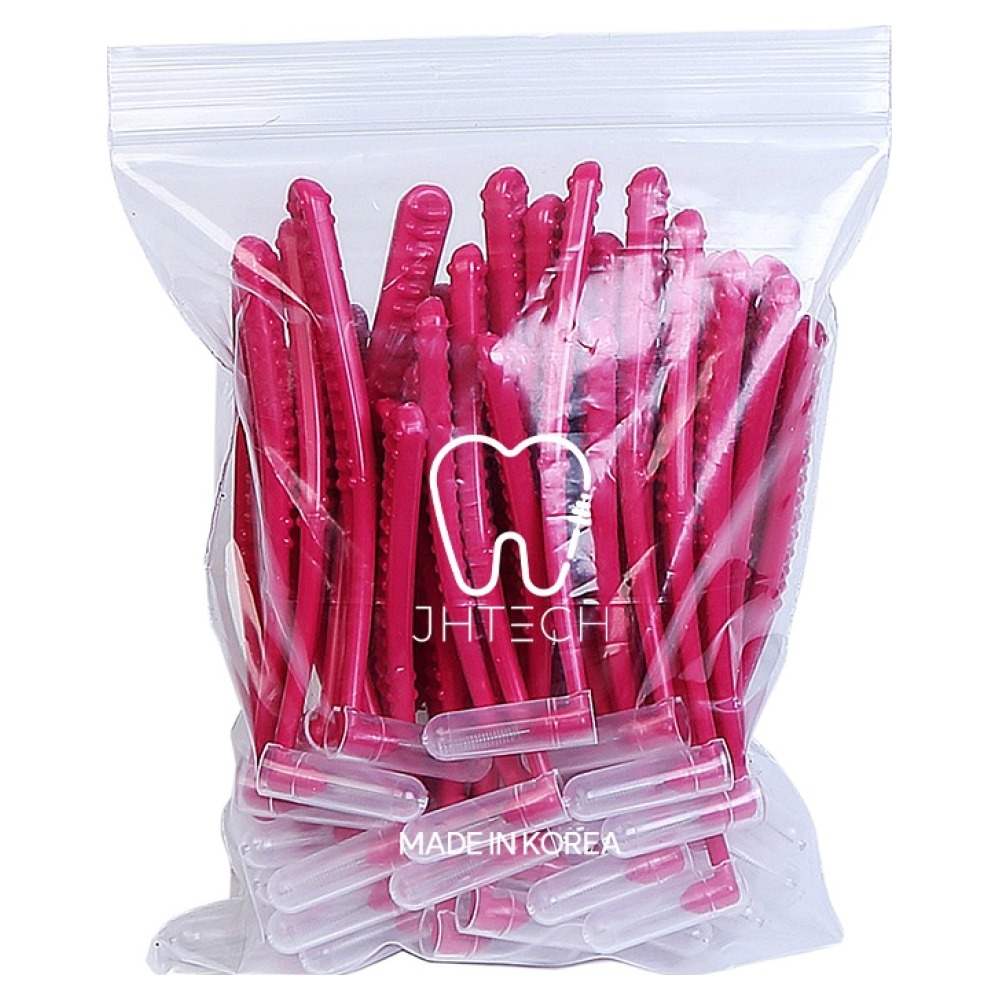 주현테크 스마일브러쉬 치간 칫솔 L형 SSSS 레드, 0.6mm, 50개입, 1개 7,800원