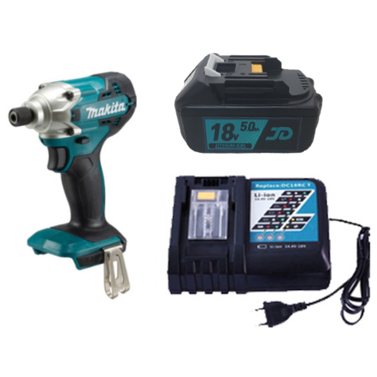 마끼다 충전 임팩드라이버 DTD156+제이디18V5.0AH 배터리+충전기세트 충전드릴, 1개 220,000원