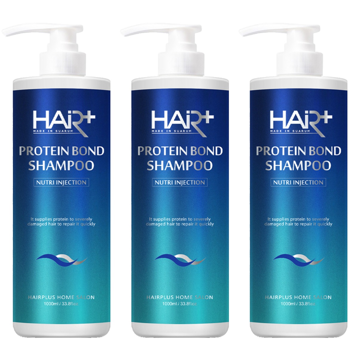헤어플러스 단백질 본드 약산성 샴푸, 1L, 3개 52,500원
