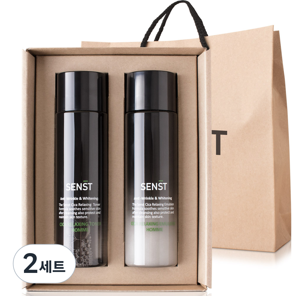 메디플라워 센스트 시카 릴렉싱 옴므 2종세트 (토너+에멀전+쇼핑백) 28,130원