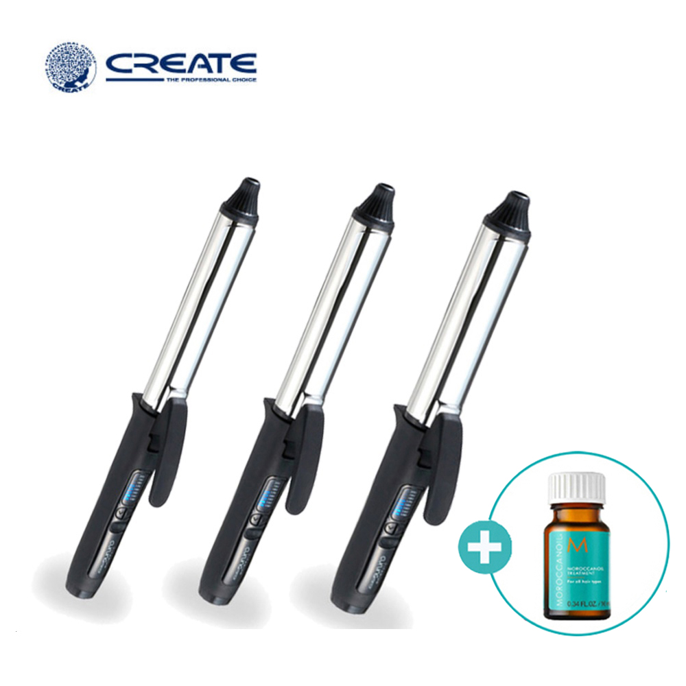 그리에이트 티타늄 CURING MIRROR 볼륨 헤어 아이롱 봉 매직기 고데기 68,580원