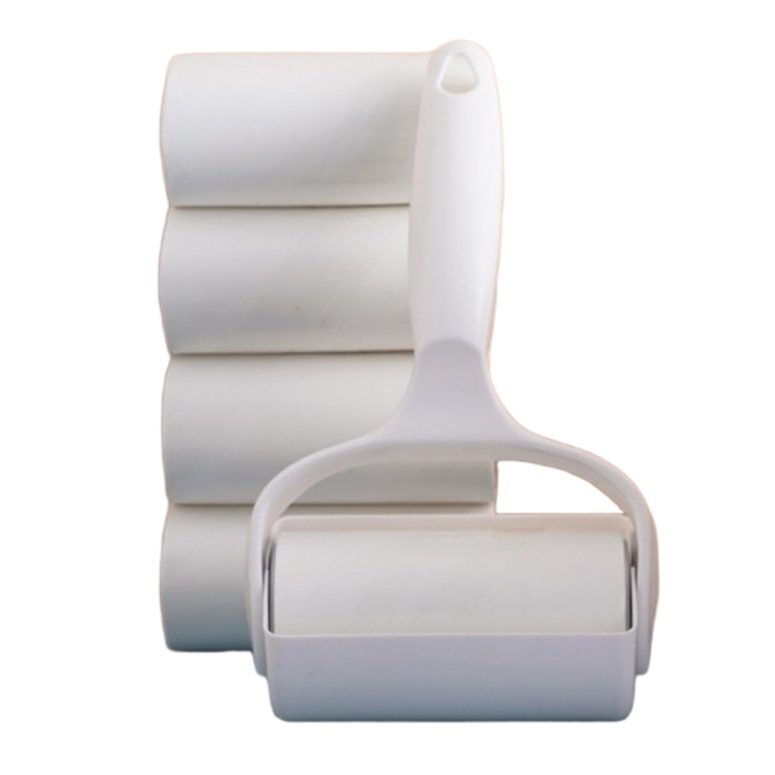 [라이프앤비]사선컷팅 롤테이프클리너 세트 핸들+커버+1롤당 60회사용 리필 5개, 1세트 8,200원