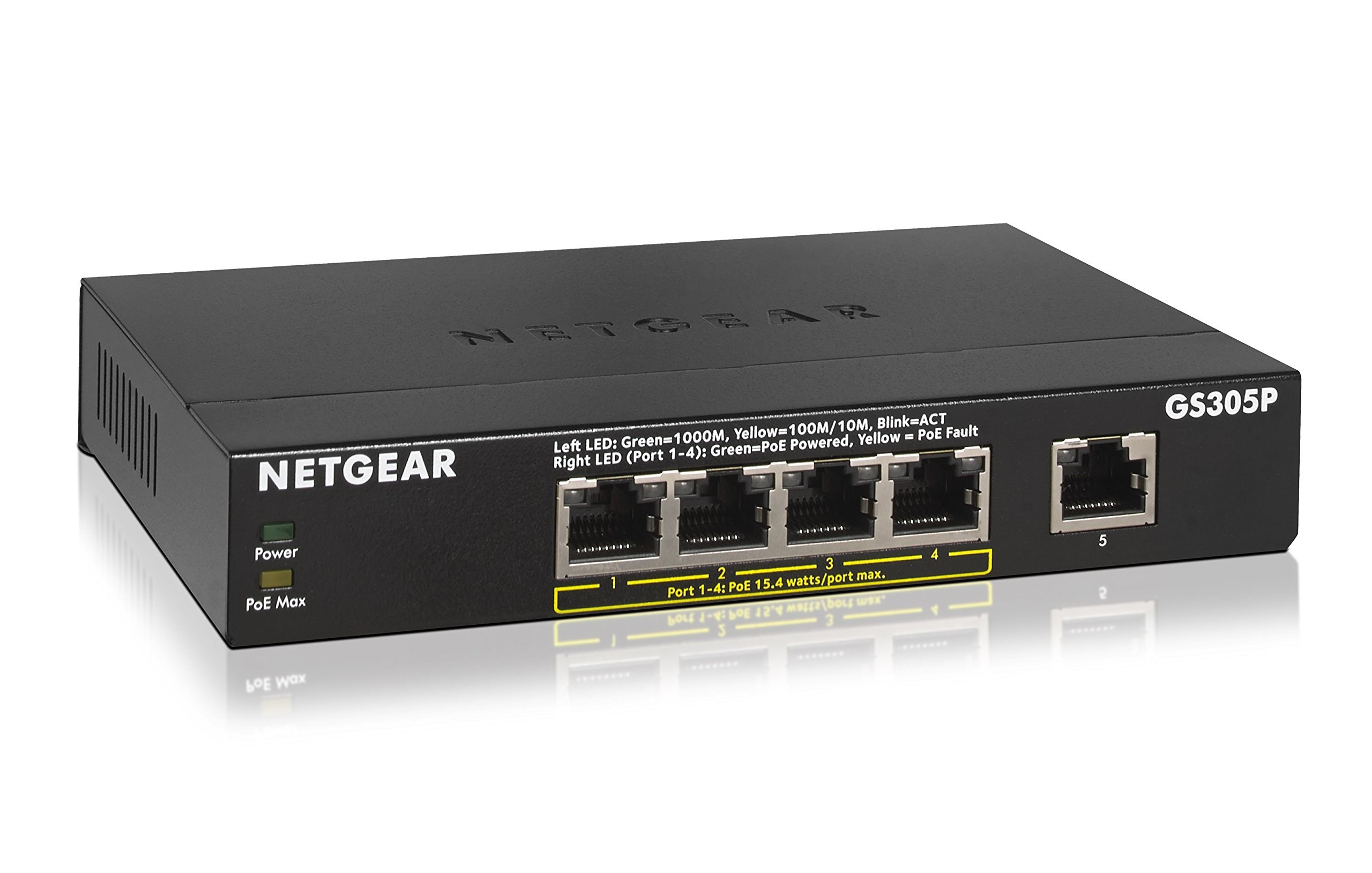 NETGEAR GS305P 55W) [메이커 생산 종료품] 탁상형 컴팩트 언매니지 스위칭 허브 213,720원