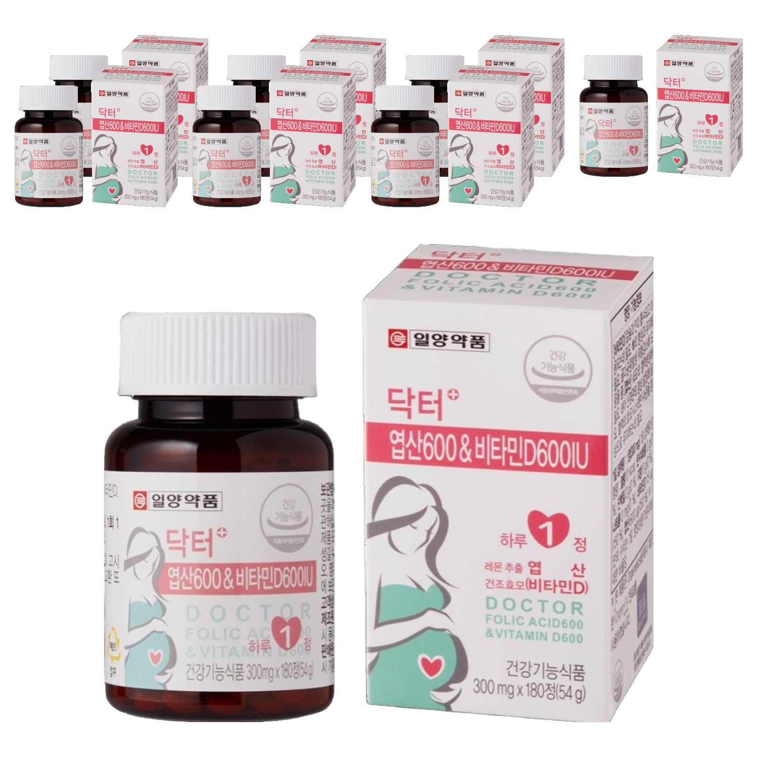 일양약품 닥터플러스 엽산 600 앤 비타민D600IU 141,860원