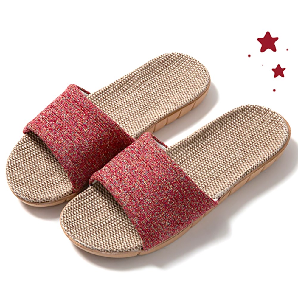 JUN팩토리 발편한 남자 여자 실내 보카시심플 왕골슬리퍼 6,900원