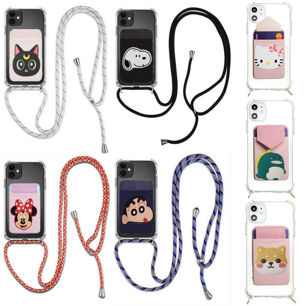 LG Q51 LM-Q510N 핸드폰 목걸이 케이스 카드 2장 수납 포켓 지갑형 분실 방지 덮게 크로스백 넥스트랩 휴대폰 스트랩 핸드폰줄 휴클이hee 9,500원