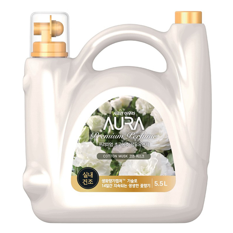 아우라 프리미엄 초고농축 섬유유연제 코튼 머스크 본품 22,100원