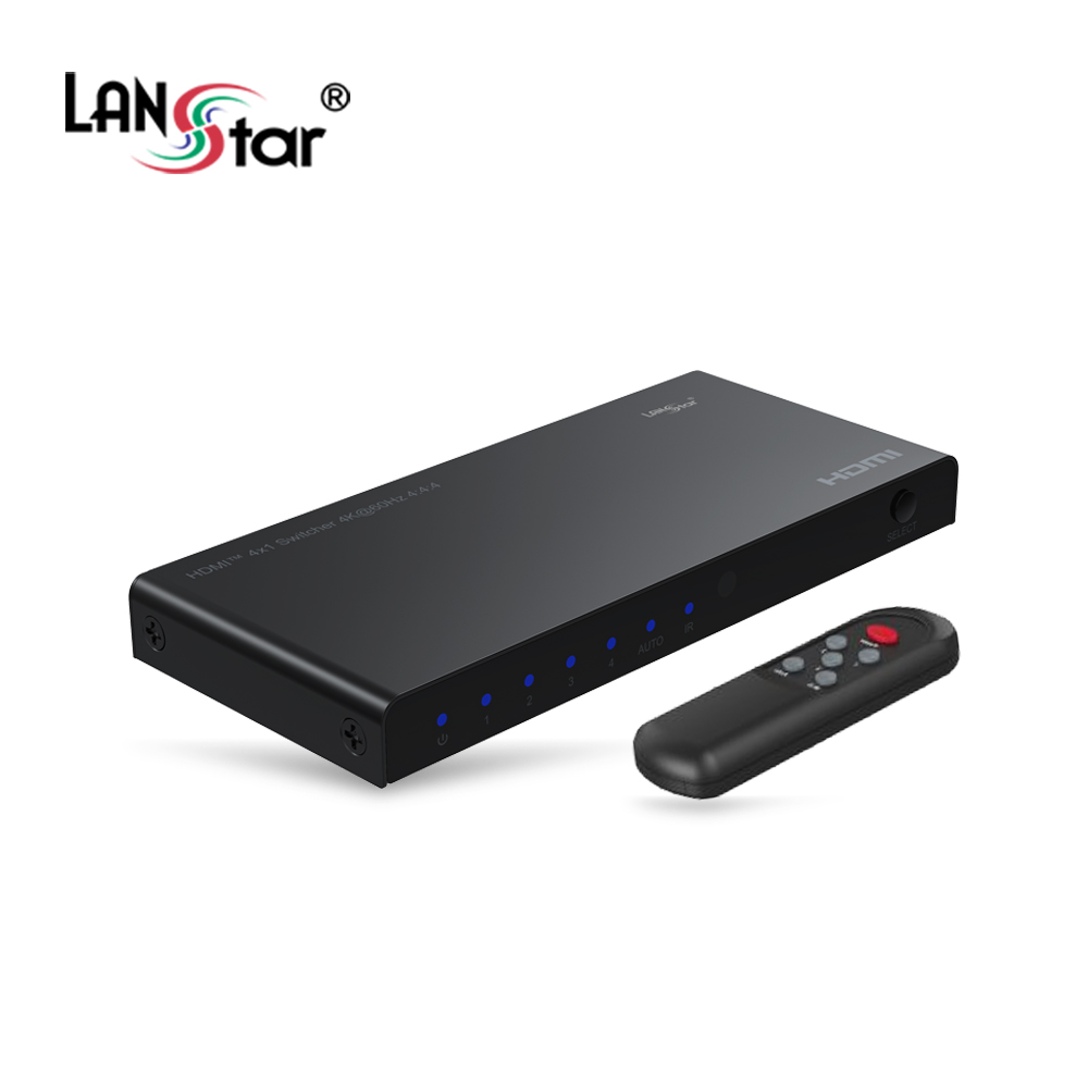 4K HDMI 2.0 4대1 모니터 TV 선택기 스위치 LS-AS401, 1개 34,960원