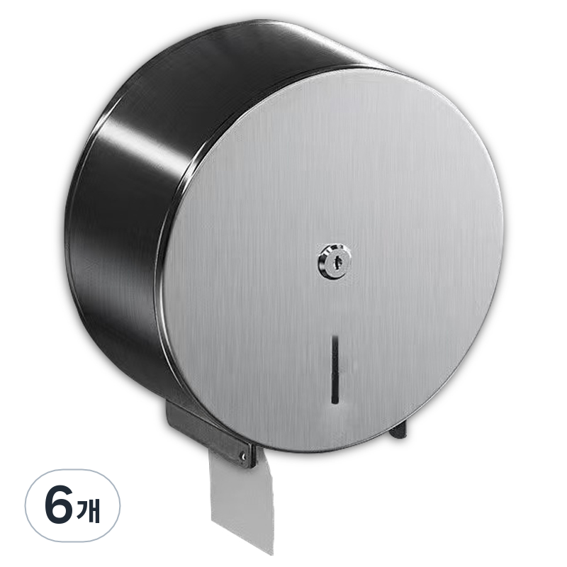 코지티 스텐 점보롤 케이스 업소용 롤휴지 화장지 디스펜서 대형, 실버, 6개 126,590원