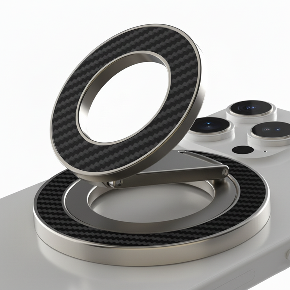 그린픽 카본 360도 회전 초강력 맥세이프 양면 자석 그립 스마트 톡 거치대, 블랙 24,900원