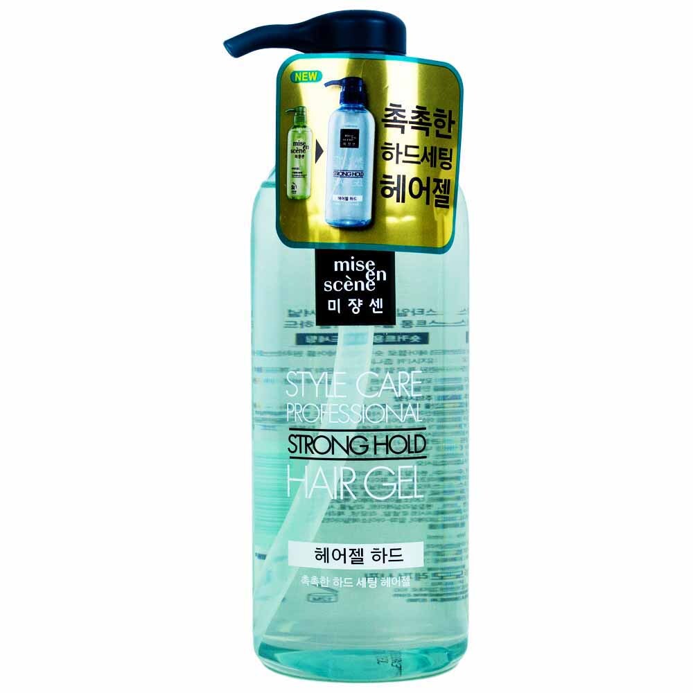 미장센 스타일케어 프로페셔널 스트롱 홀드 헤어젤 하드 500ml 9,000원