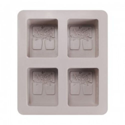 수제몰드 나무사각(4구) 5,500원