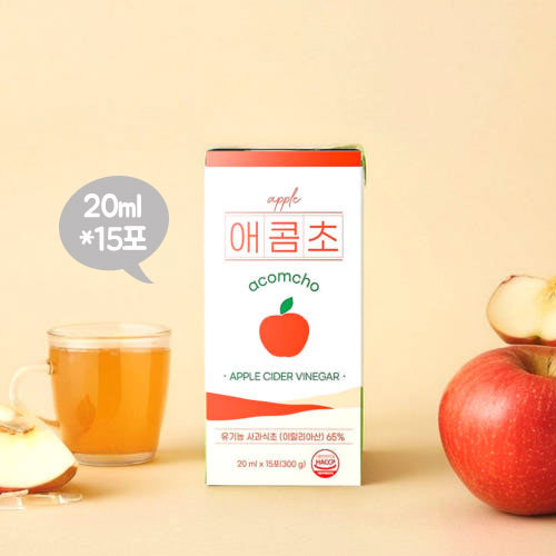 애콤초 애사비 스틱 애플사이다비니거 유기농 사과식초 자연발효 초모 12,500원