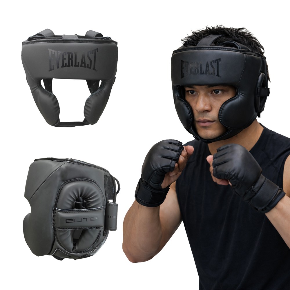 에버라스트 엘리트 에버쉴드 복싱 헤드기어 스파링 보호구 안면 코 보호 충격흡수 격투기, 1개, 블랙 80,000원