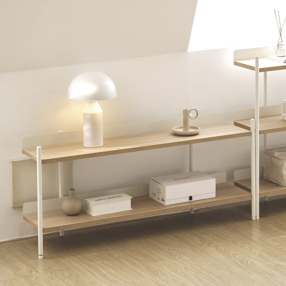 [두닷] 피랙 누보 선반장 2단_덴버오크, 덴버오크 116,000원