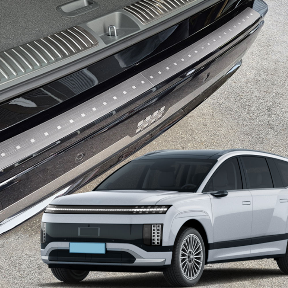 아이오닉9 호환 트렁크 범퍼 몰딩 카본 메탈 리어스텝 스크래치 흠집 방지 패드 79,000원