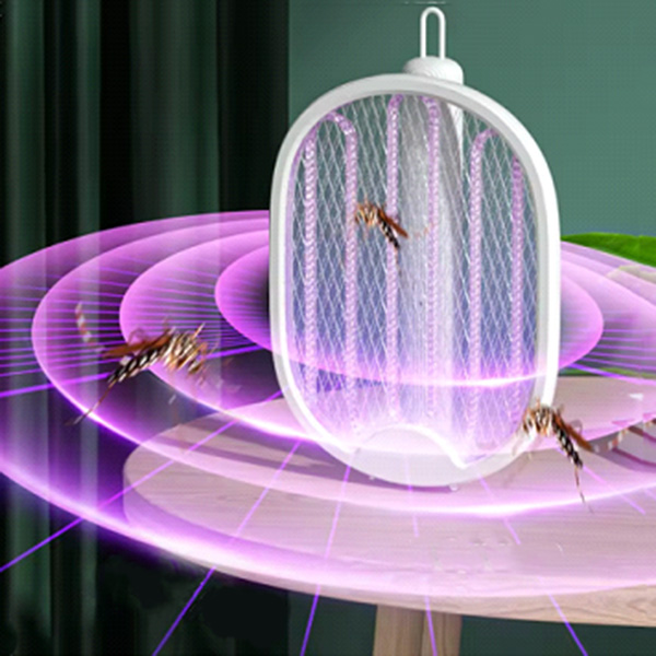 휴대간편 음소거 자동퇴치모드 접이식 충전식 걸이식 스탠드 전기모기채 C타입 12,990원