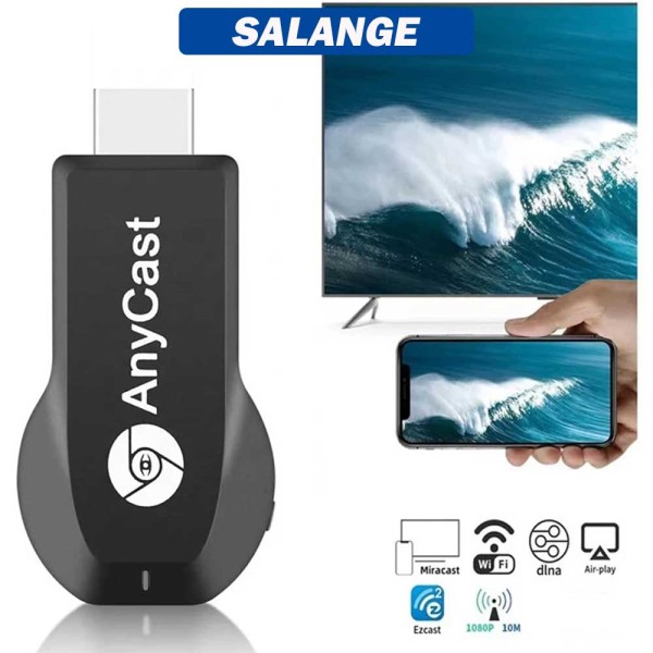 Android 및 iOS 장치용 Anycast M4 Plus 무선 미러링 스마트폰 태블릿과 호환되는 HDMI DLAN 디스플레이 22,240원