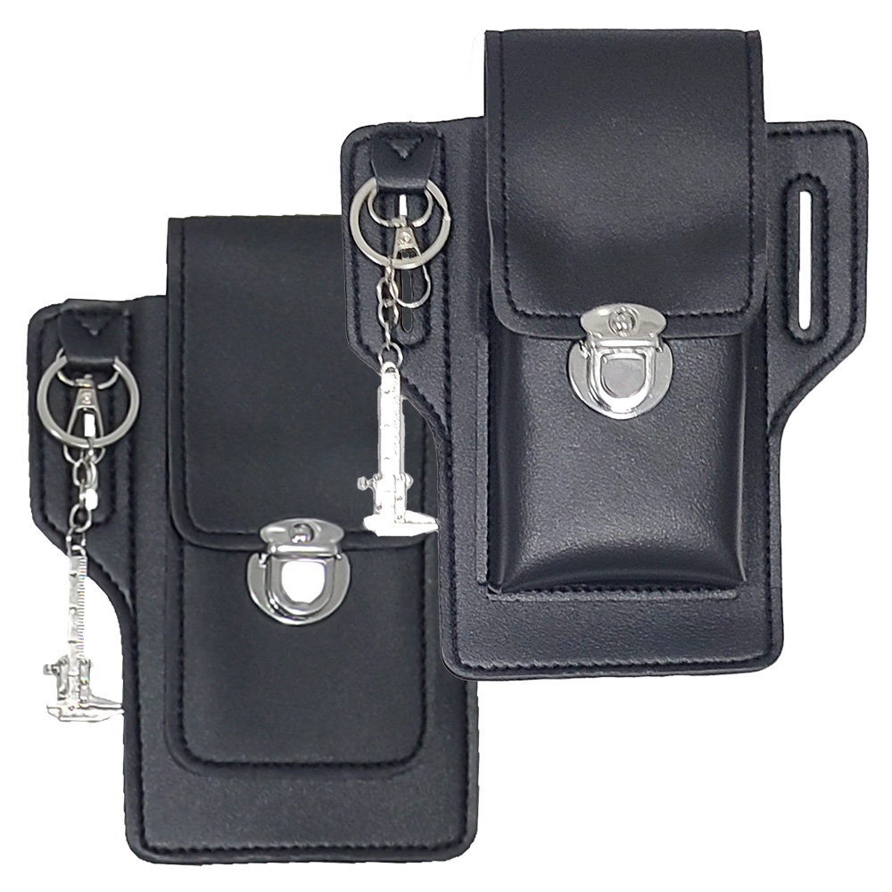볼도그레 미니 캘리퍼스 핸드폰 벨트 케이스 휴대폰 허리 가방 벨트형 포켓 지갑 파우치, 1세트, #01 리치 블랙 29,900원