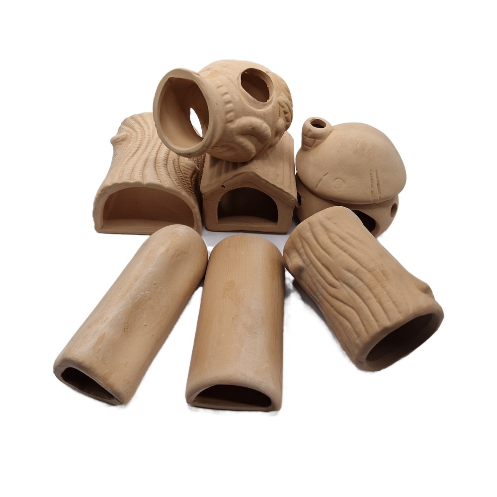 어밥 토분 안시 열대어 도마뱀 거북이 은시처 산란상 어항꾸미기, 삼각형모양 1,900원