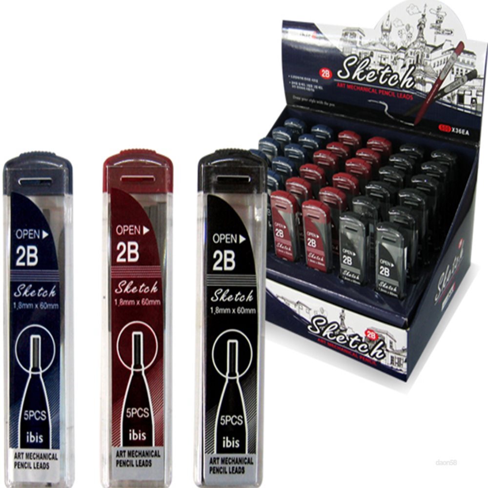 다온팬시 스케치샤프심 2B 1620개1박스 목공펜 577,300원