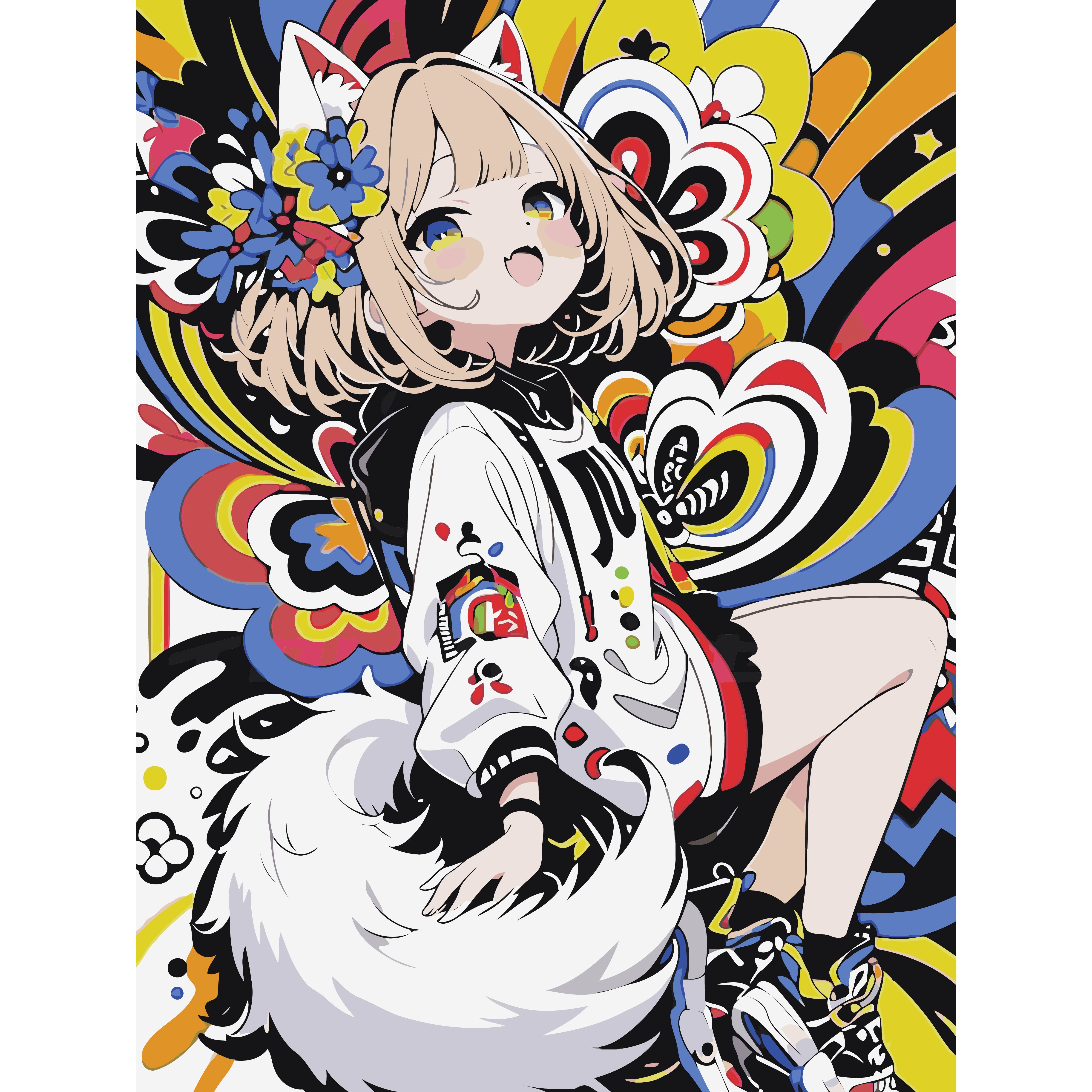 코지하루 DIY 그림그리기 캔버스 취미미술 컬러 일러스트 레트로 17,800원